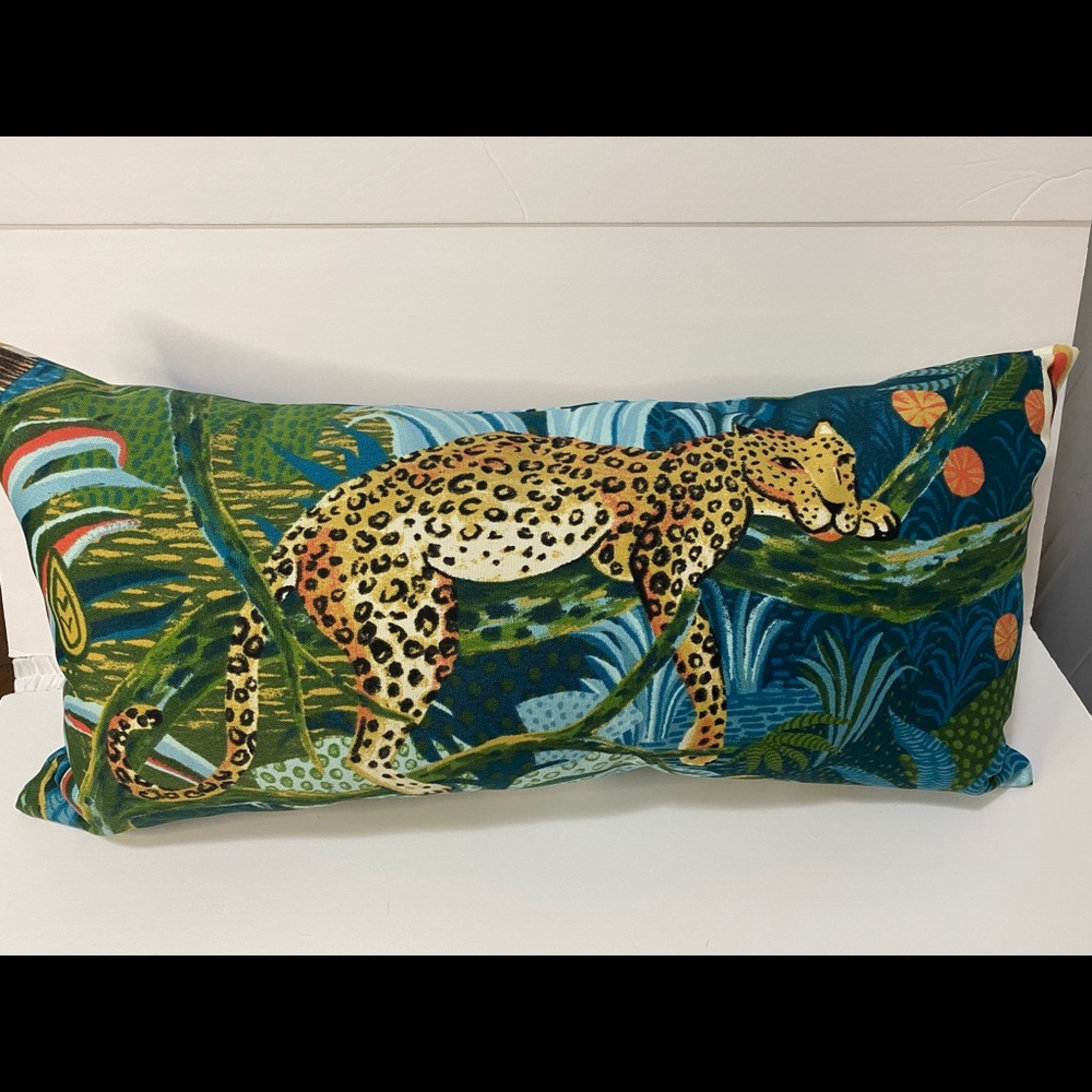 Boho Jungle Decor Pillow